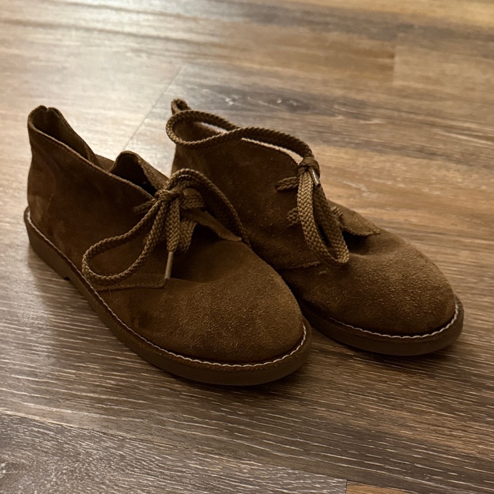 J. Crew Factory Kids Brown Suede Boots